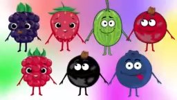 ЯГОДЫ. Учим новые слова.Развивающие мультики для малышей.