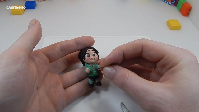 Ванилопа фон кекс из пластилина!