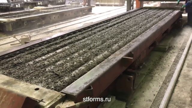 Изготовление пустотных плит перекрытия
