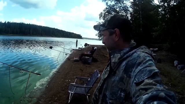 Рыбалка на Верхнемакаровском водохранилище. Средний Урал.