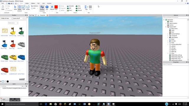 Roblox STUDIO #3| How to pose your roblox NPC