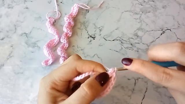 Спиралька крючком. Учимся вязать разные спиральки для начинающих.