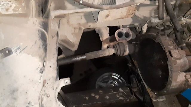 Как снять 8 клапанный двигатель ваз 2110 без снятия коробки