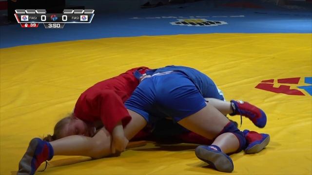 ALLENOVA Elena vs IUDINA Polina. World SAMBO Cup 2023 in Kyrgyzstan