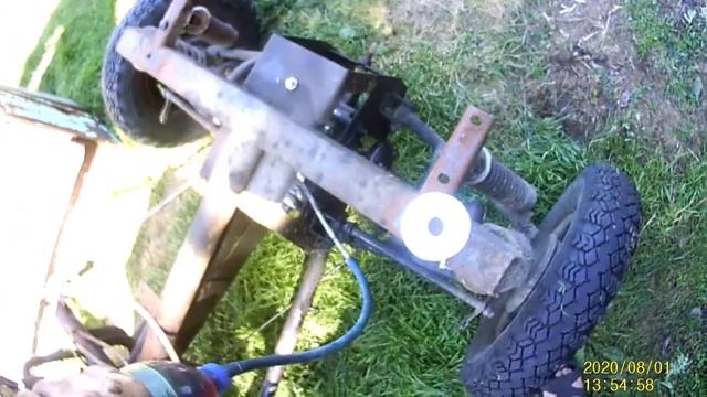 Замена кузова на муравье ,с заменой масла в редукторе