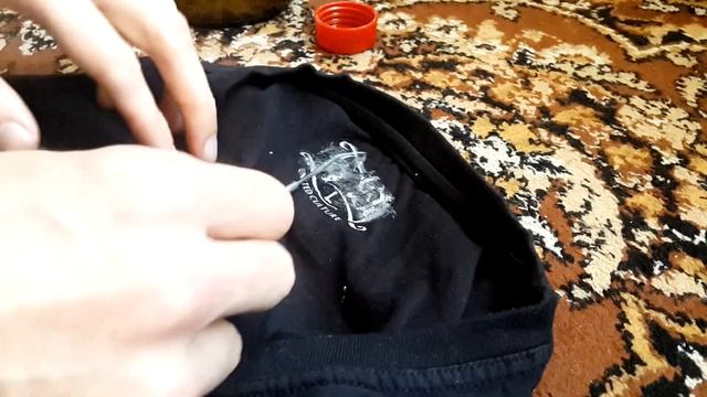 ? Как удалить ПРИНТ с футболки/одежды? Метод/способ чем стереть/убрать надпись/рисунок.Жёсткая хими