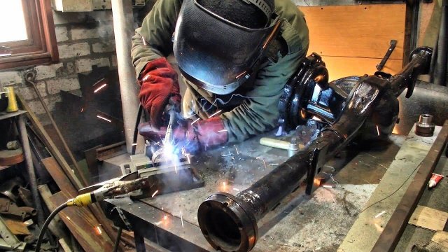 Трицикл на базе мотоцикла Урал / 10 серия / Ремонт нивовского моста