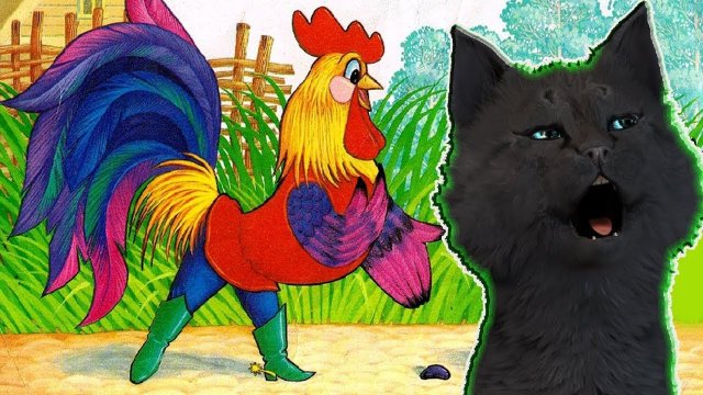 ПЕТУХ, ЛИСА И ГОВОРЯЩИЙ СУПЕР КОТ ( КНИЖКА АУДИО СКАЗКА МУЛЬТИК ИГРА для ДЕТЕЙ ) МУЛЬТ