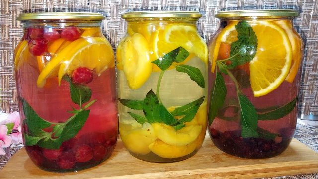 Делайте больше! Компот из апельсинов с Мятой. Мохито на зиму!