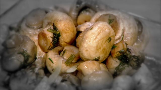 Маринованные шампиньоны. Рагу из курицы в ароматных специях. Шаурма