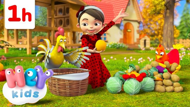 El pollito | Canciones con Animales para Niños | HeyKids - Canciones infantiles