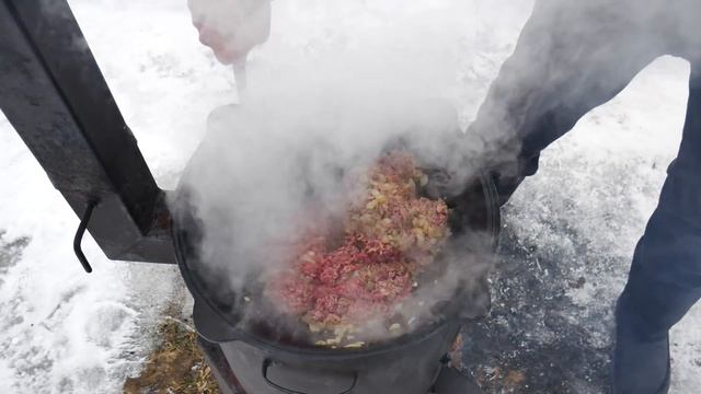 МАКАРОНЫ ПО-ФЛОТСКИ ЛУЧШИЙ РЕЦЕПТ В КАЗАНЕ НА КОСТРЕ