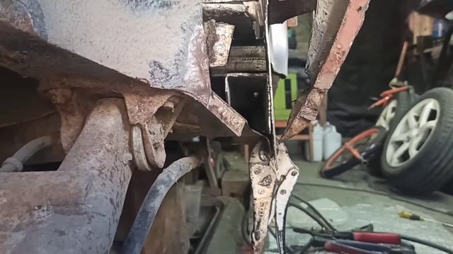 Усиление порога профильной трубой 60*40 на ваз 2109