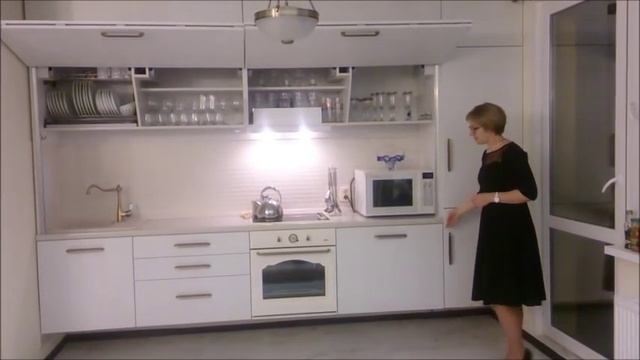 Закрытая кухня "Белое золото"