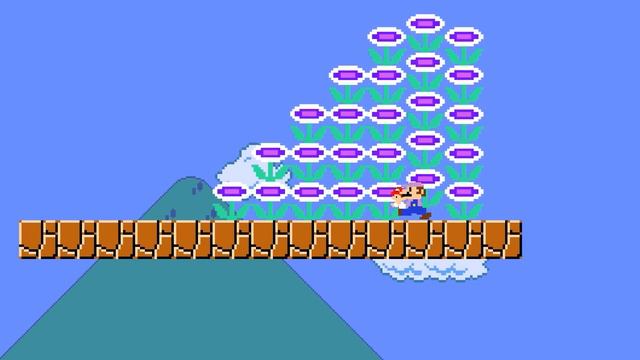MARIO POWER! Mario Wonder but Every Rainbow Star Makes Mario's LONGER and INVISIBLE Everything