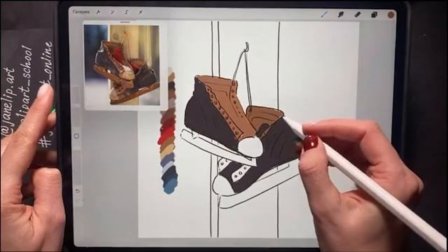 Урок рисования на iPad || Рисуем в Procreate на планшете