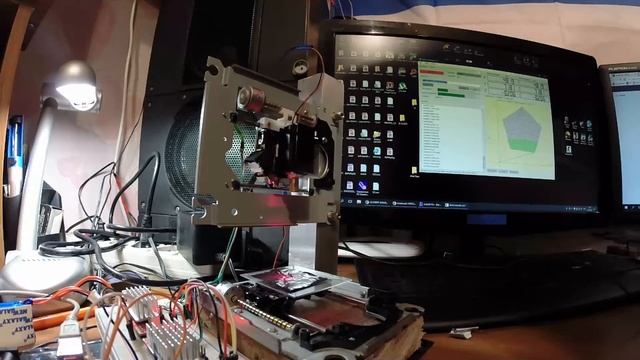 Laser CNC cutter test