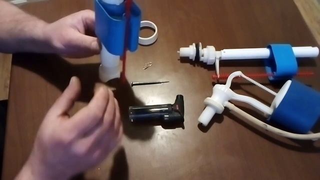 Ремонт клапана бачка унитаза