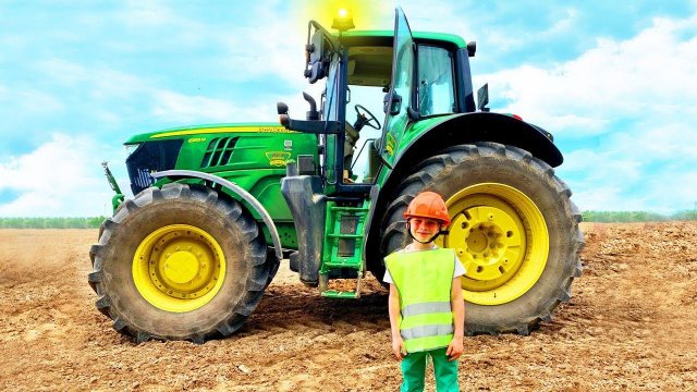 Funny Baby Super Lev Ride on Big Power wheels Tractor