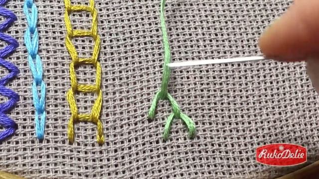 Виды Тамбурного Шва ? Декоративные швы. Часть 4.