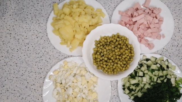 Оливье. Рецепт салата оливье.