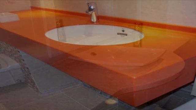 Столешницы для ванной комнаты из искусственного камня