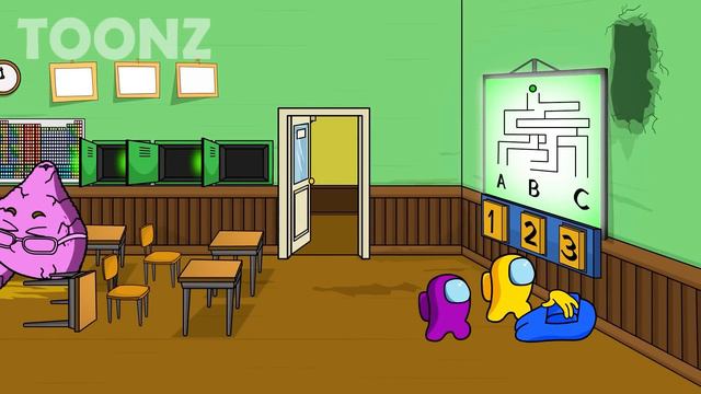 AMONG US vs. MS. LEMONS & MR. TOMATOS | Toonz Animation