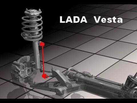 Lada Vesta. Диагностика стоек стабилизатора
