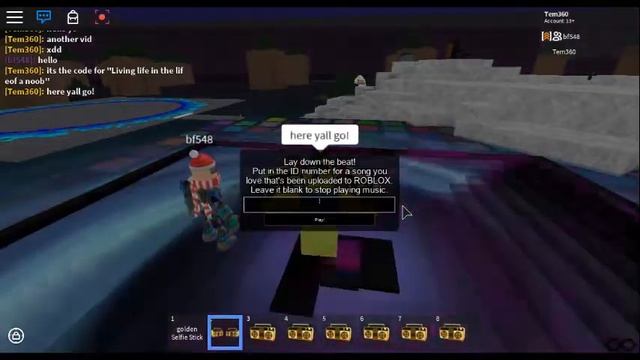Living life in the life of a noob roblox id