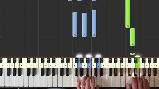 The Beatles - Let it Be - Piano Tutorial Easy SLOW - How To Play (Synthesia)