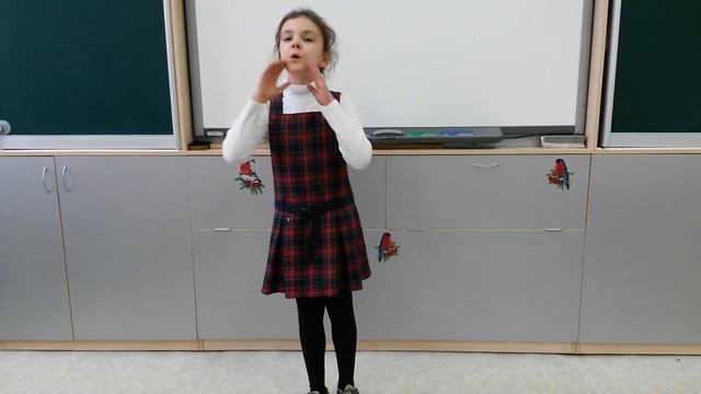 Булгакова Анна — А. Барто «Я люблю ходить вдвоём»