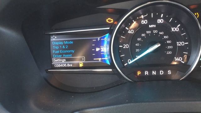 2016-2017 Ford Explorer Oil Life Reset How To Maintenance Service Interval