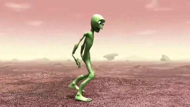 ЗЕЛЁНЫЙ ЧЕЛОВЕЧЕК ТАНЦУЕТ ТАНЕЦ