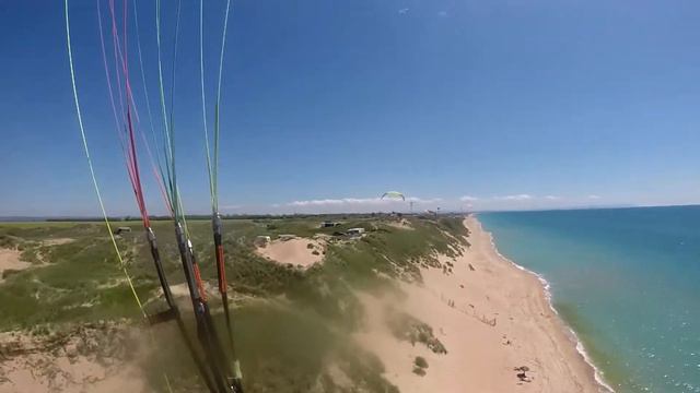 ПОЛЕТЫ НА ПАРАПЛАНЕ В БРИЗЕ. Черное море параплан.Обучение полетам на параплане.