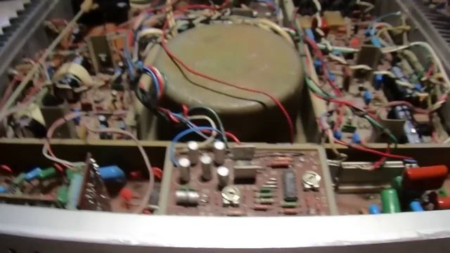 Усилитель АМФИТОН - ЛОРТА 75У-101С после ремонта.