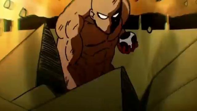 Сайтама против Гароу аниме ванпанчмен (fan animation)