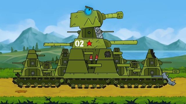 Кв 44 2.0(Г) VS Пз 44. Мультики про танки