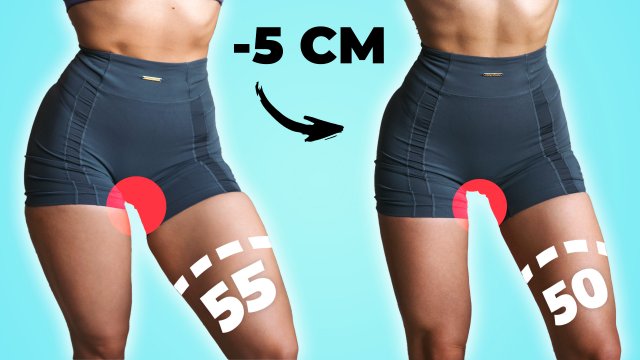 Как Дома УБРАТЬ ЖИР на "ЛЯЖКАХ" за НЕДЕЛЮ *лучшие упражнения для бедер*