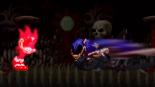 Sonic.OMT Vs Exetior || Full Sprite Animation ||