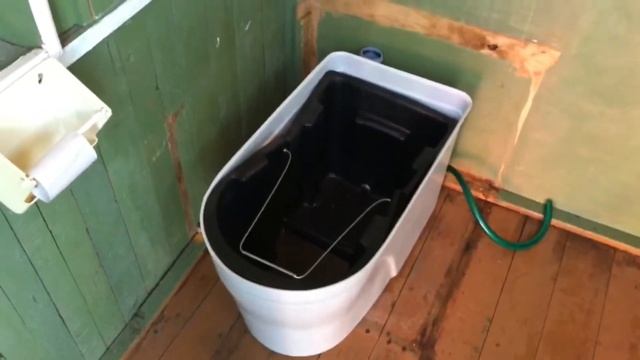 Установка дачного торфяного туалета Элит Компакт с дренажем! Обзор компостирующего туалета!
