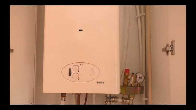 Установка газового котла в кухонный шкаф