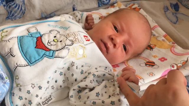 2 недели жизни ребёнка. 2 weeks old/ Савелий