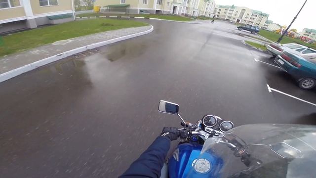 Honda CB 400 тест драйв