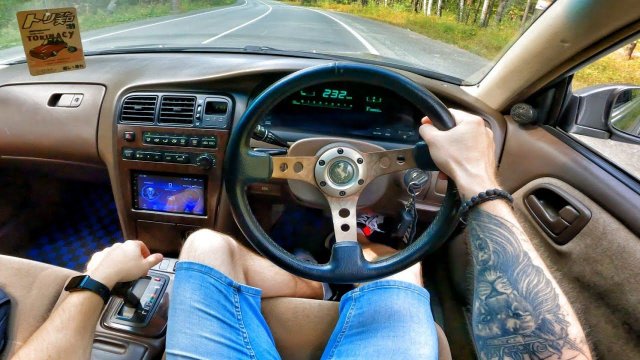 1993 Toyota Mark 2 (X90) 2.5 AT - POV TEST DRIVE