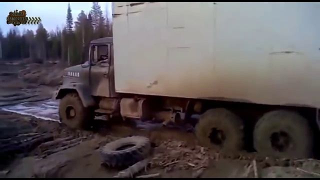Непроходимые ДОРОГИ СЕВЕРА РОCСИИ бездорожье на грузовиках.