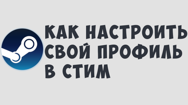 КАК НАСТРОИТЬ СВОЙ ПРОФИЛЬ В СТИМ