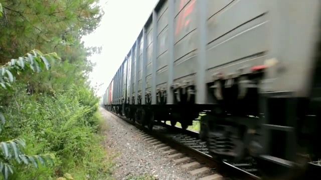 Поездка в Абхазию! Поезда на Абхазской ж/д: раритетный ВЛ8, туристический поезд "Сочи" и др.