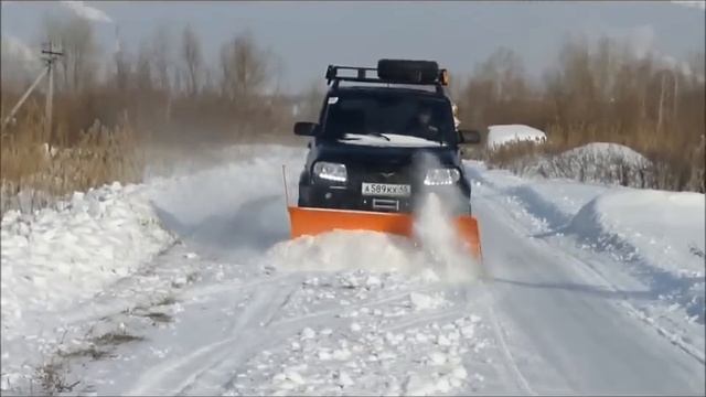 Снегоуборочный отвал для УАЗ Патриот