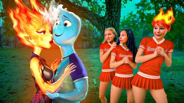 ЭМБЕР и УЭЙД против 9 Б !! Все серии подряд!! Крутые детки Cool Kids