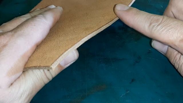 Как обработать край кожи